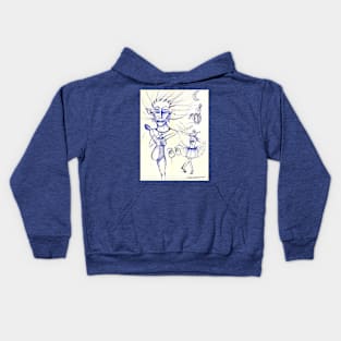 Elf doodle Kids Hoodie